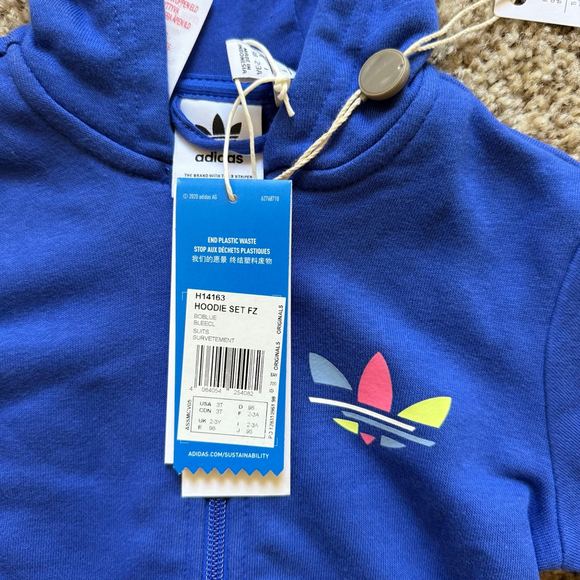 adidas Originals Adicolor Tracksuit Toddlers NWT Size 3T - Picture 5 of 6